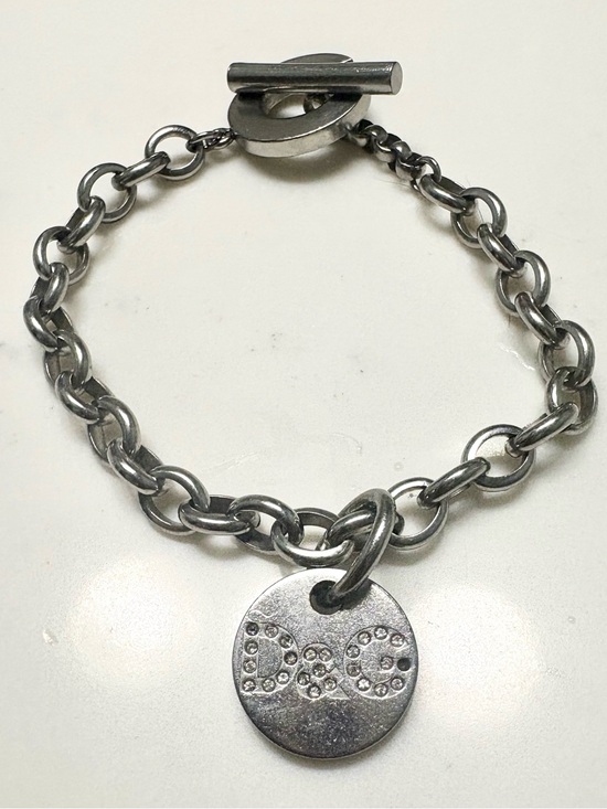 D&G Jewelry - Dolce & Gabbana Grey Metal Anchor Chain Bracelet